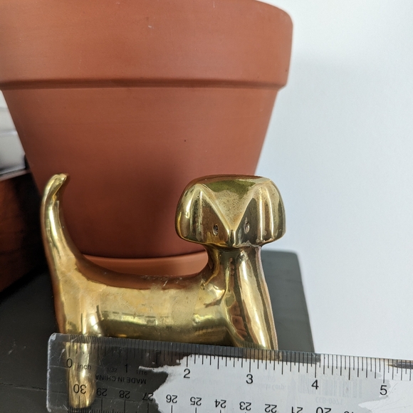 Brass dog - Picture 3 of 7